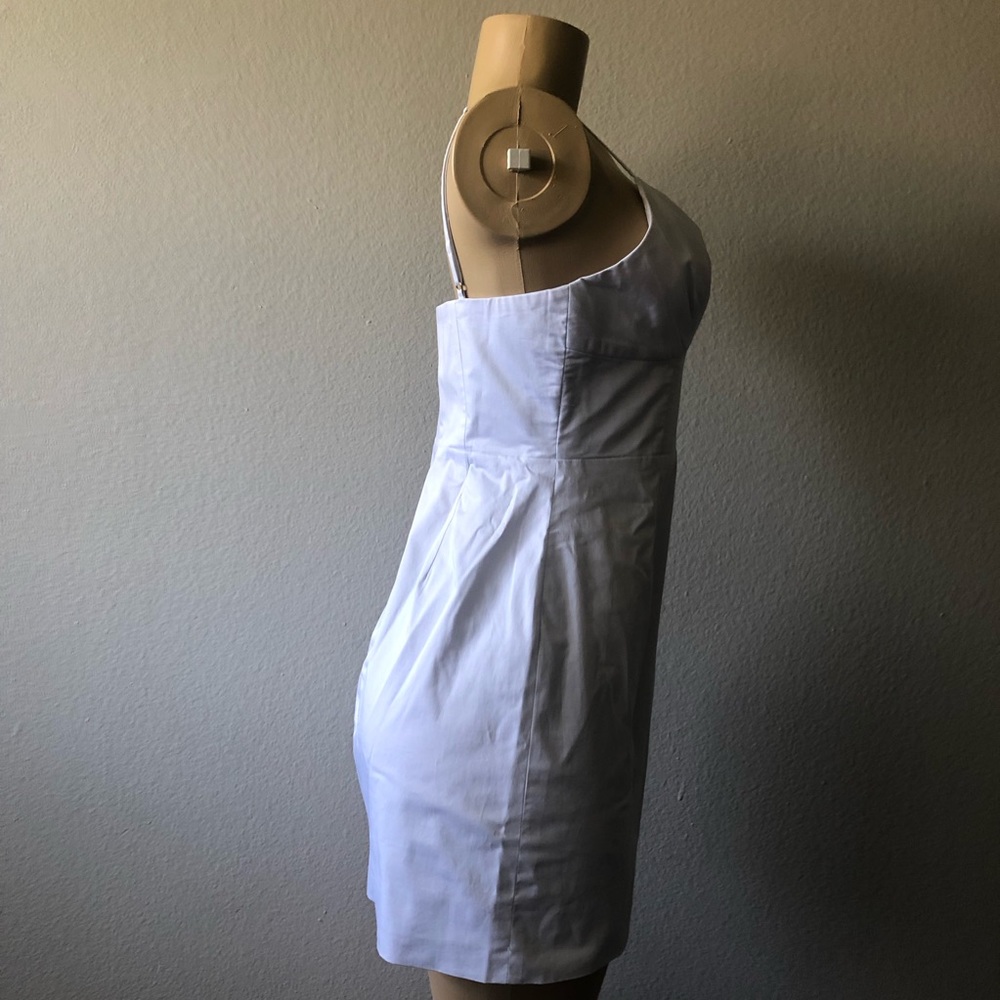 Fame & partners white sleeveless mini dress SZ 6 - Picture 5 of 6